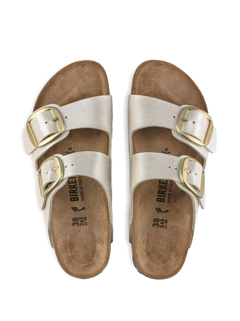 Birkenstock Arizona Big Buckle sandalen Zilver