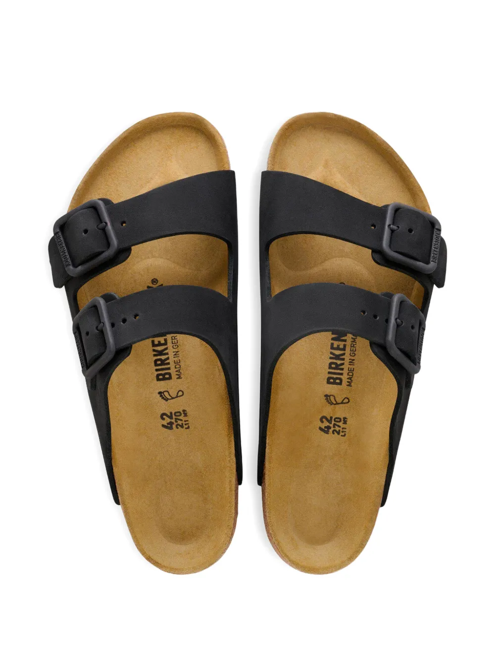 Birkenstock Arizona buckled sandals Zwart