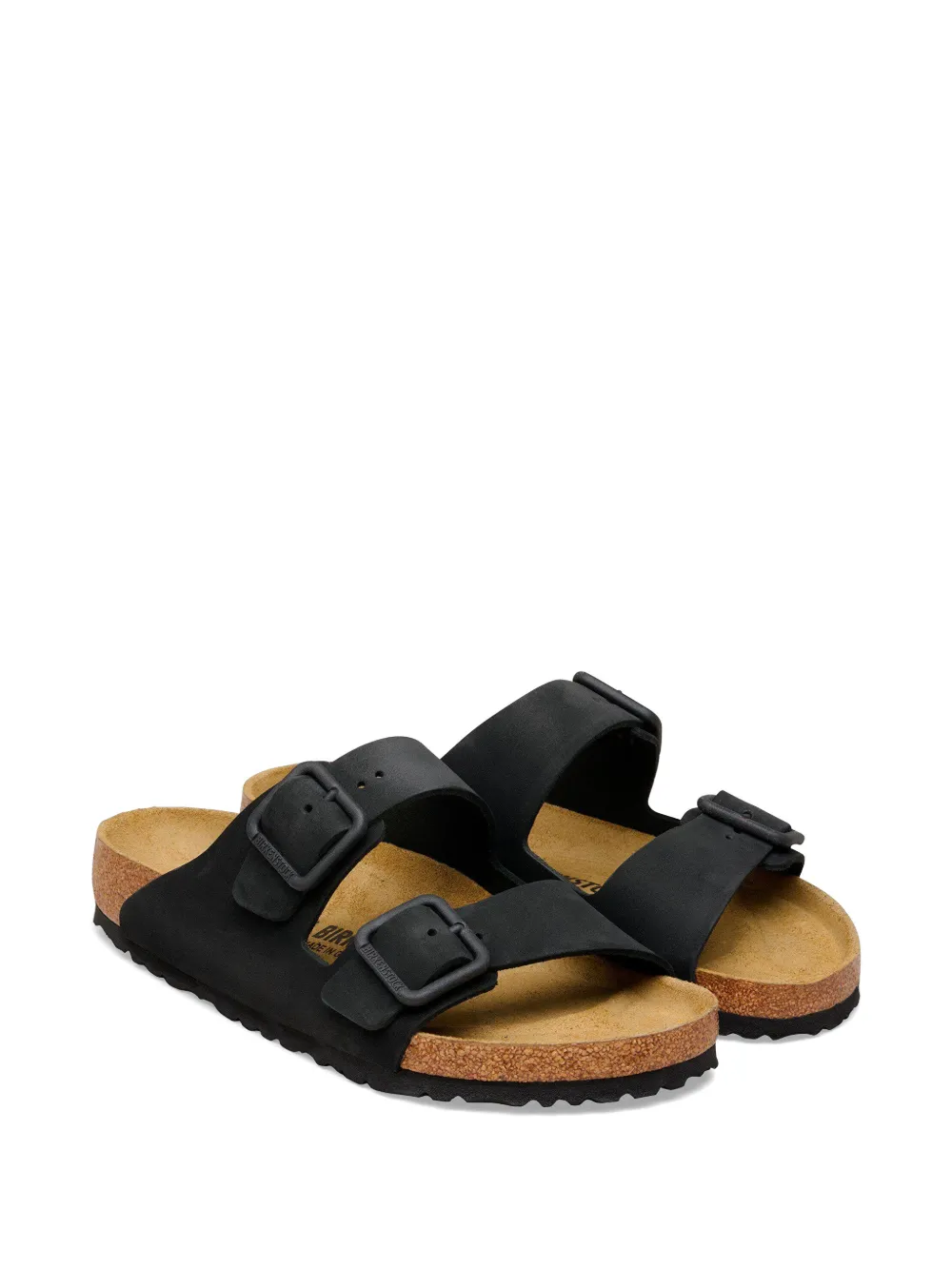 Birkenstock Arizona buckled sandals Zwart