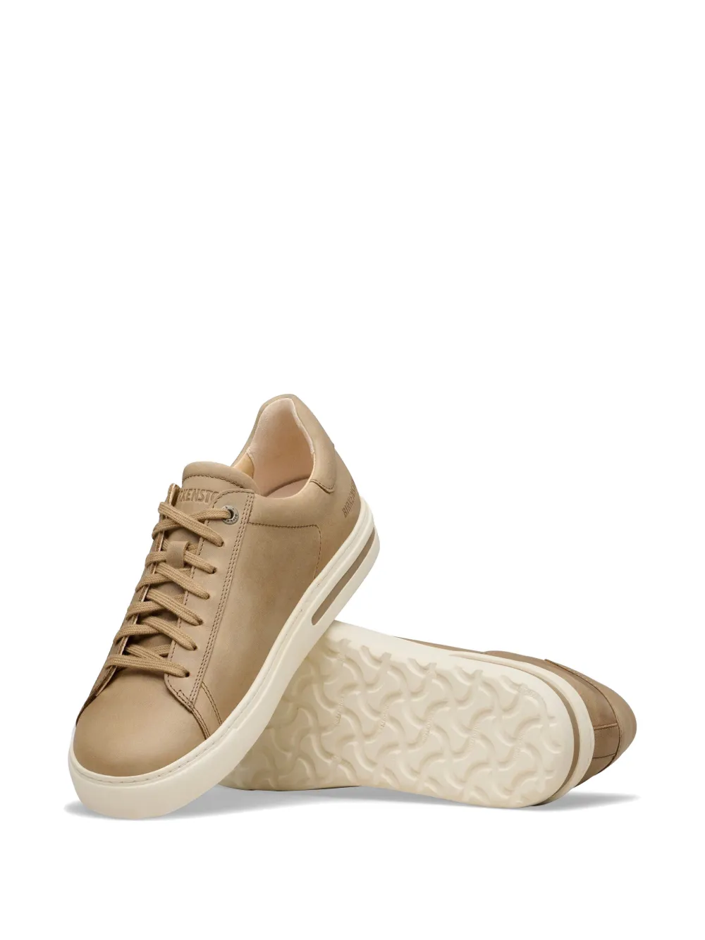 Birkenstock Bend Low leather sneakers Beige