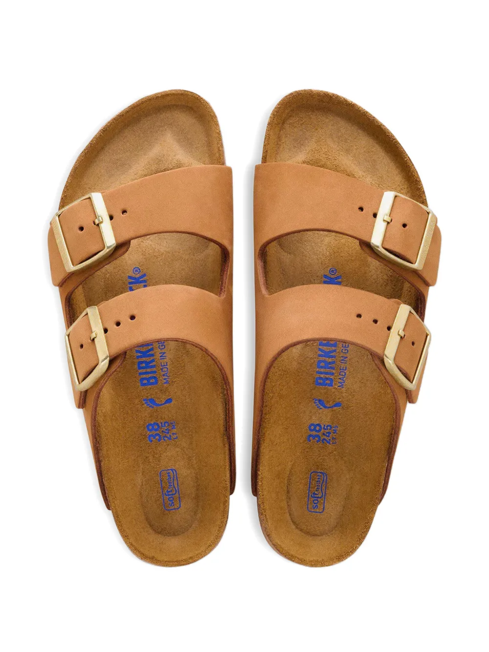 Birkenstock Arizona buckle-fastening sandals Beige