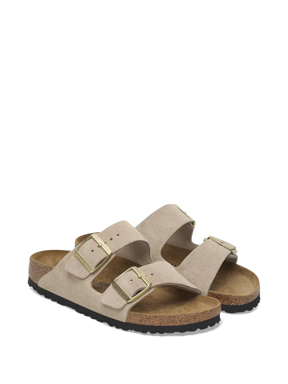 Birkenstock Arizona buckle-fastening sandals Beige
