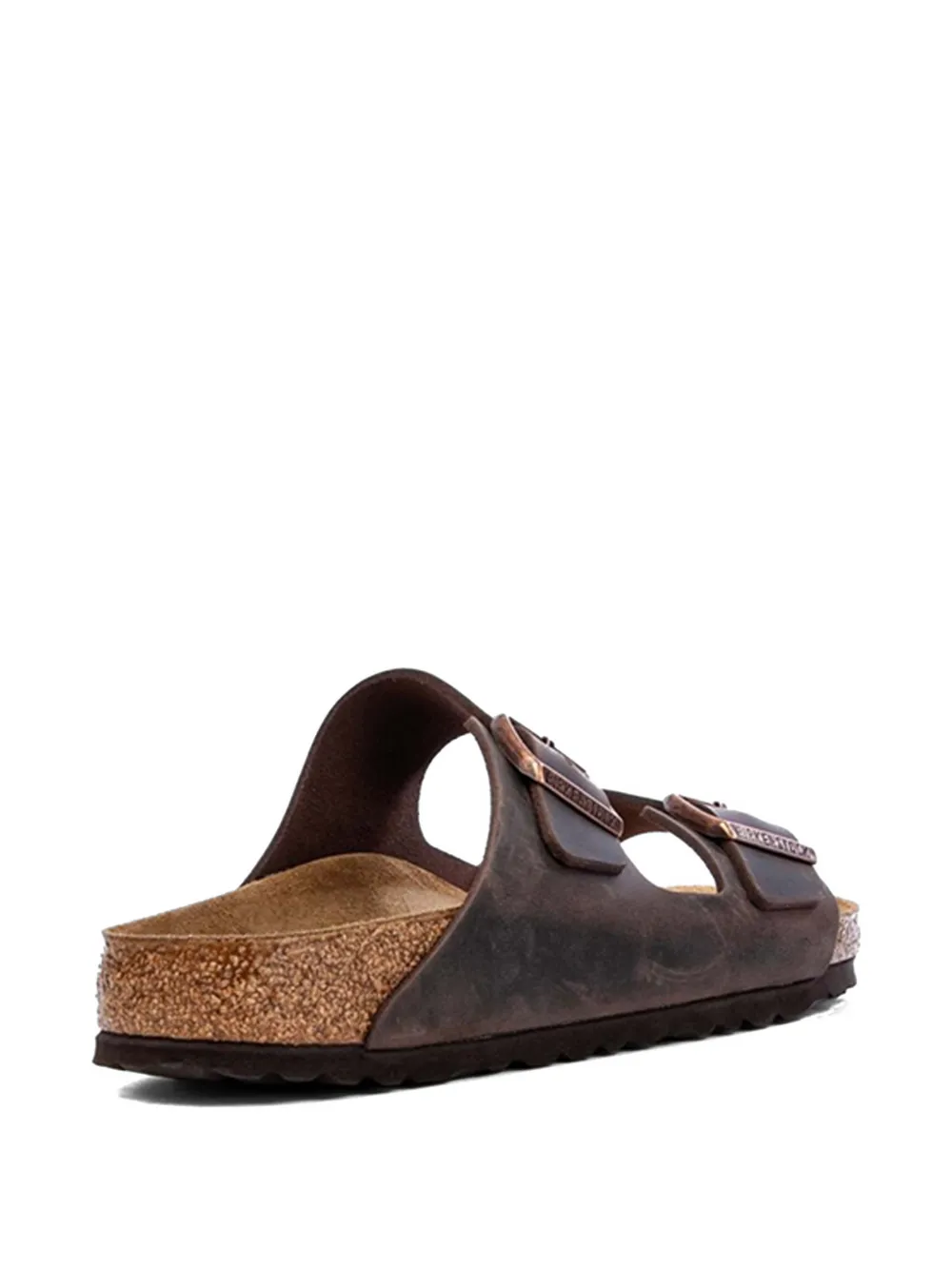 Birkenstock Arizona leren sandalen Bruin