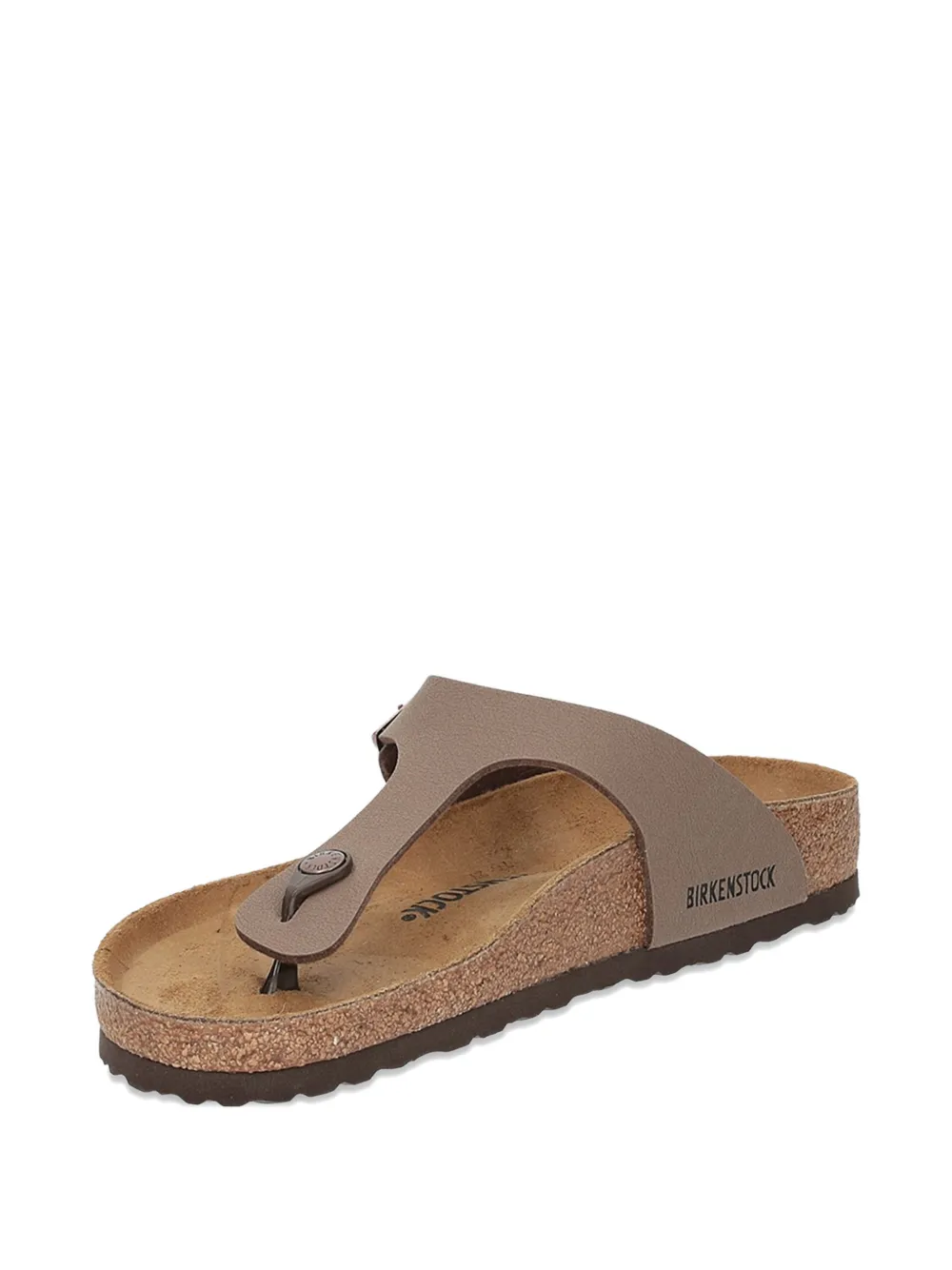 Birkenstock Gizeh sandalen met gespsluiting Beige