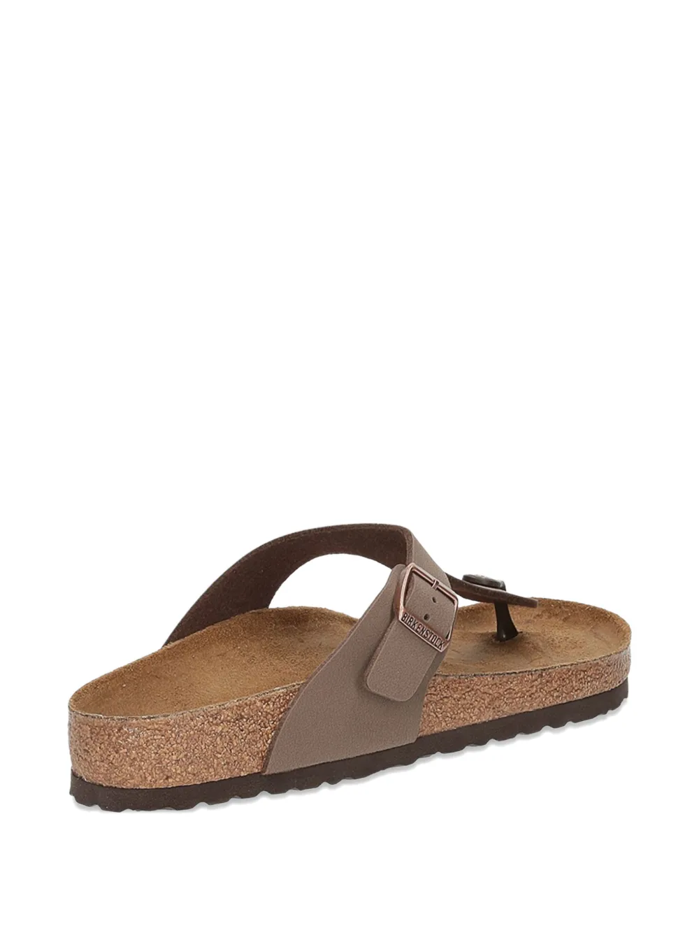Birkenstock Gizeh sandalen met gespsluiting Beige