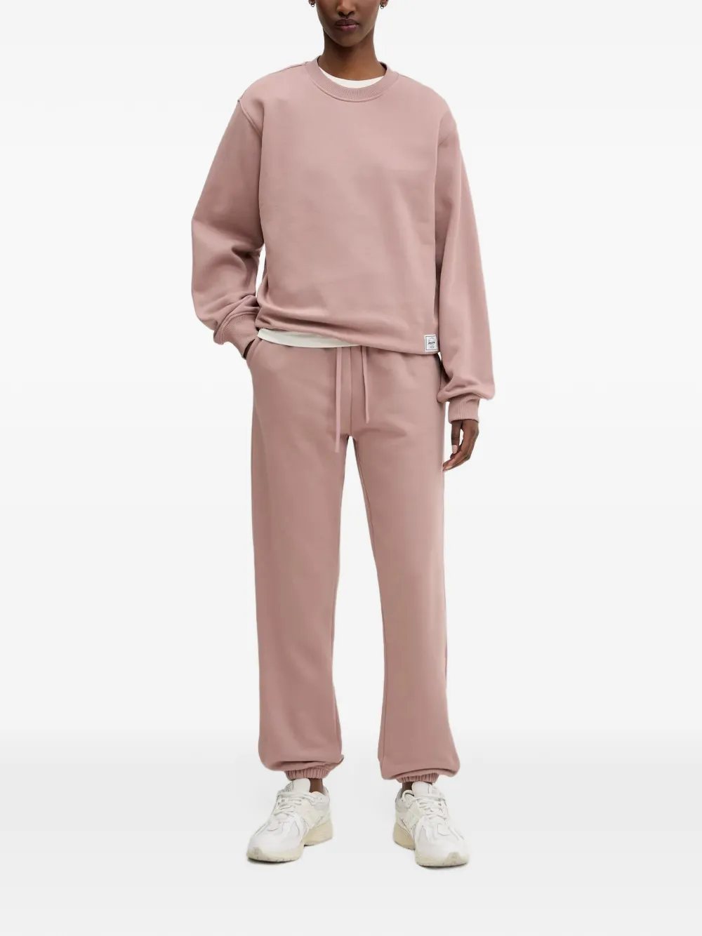 Herschel Supply Co. Broek met trekkoord en opgestikte zak Roze
