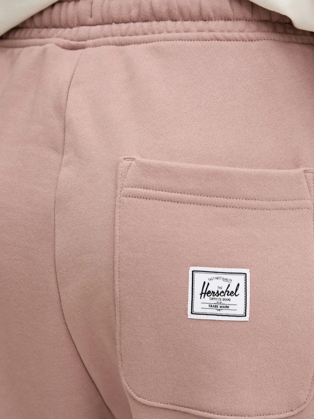Herschel Supply Co. Broek met trekkoord en opgestikte zak Roze