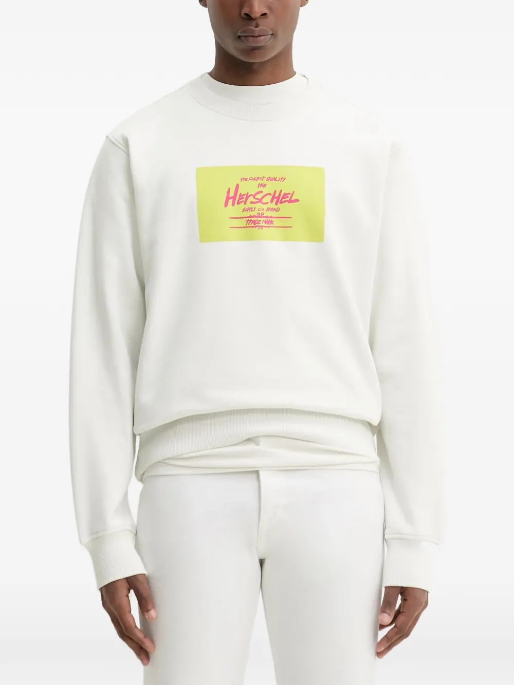 Herschel Supply Co. logo-print sweatshirt - Bianco