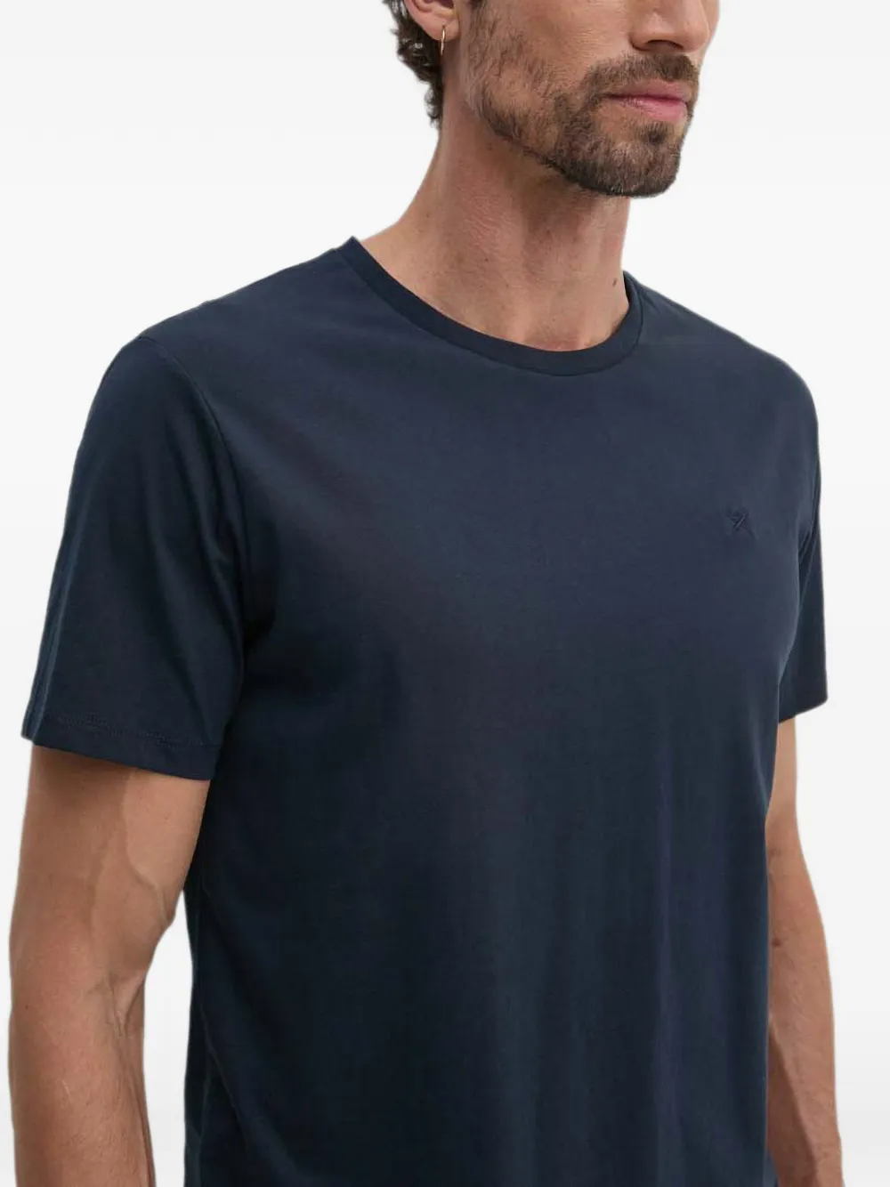 Hackett London T-shirt met geborduurd logo Blauw