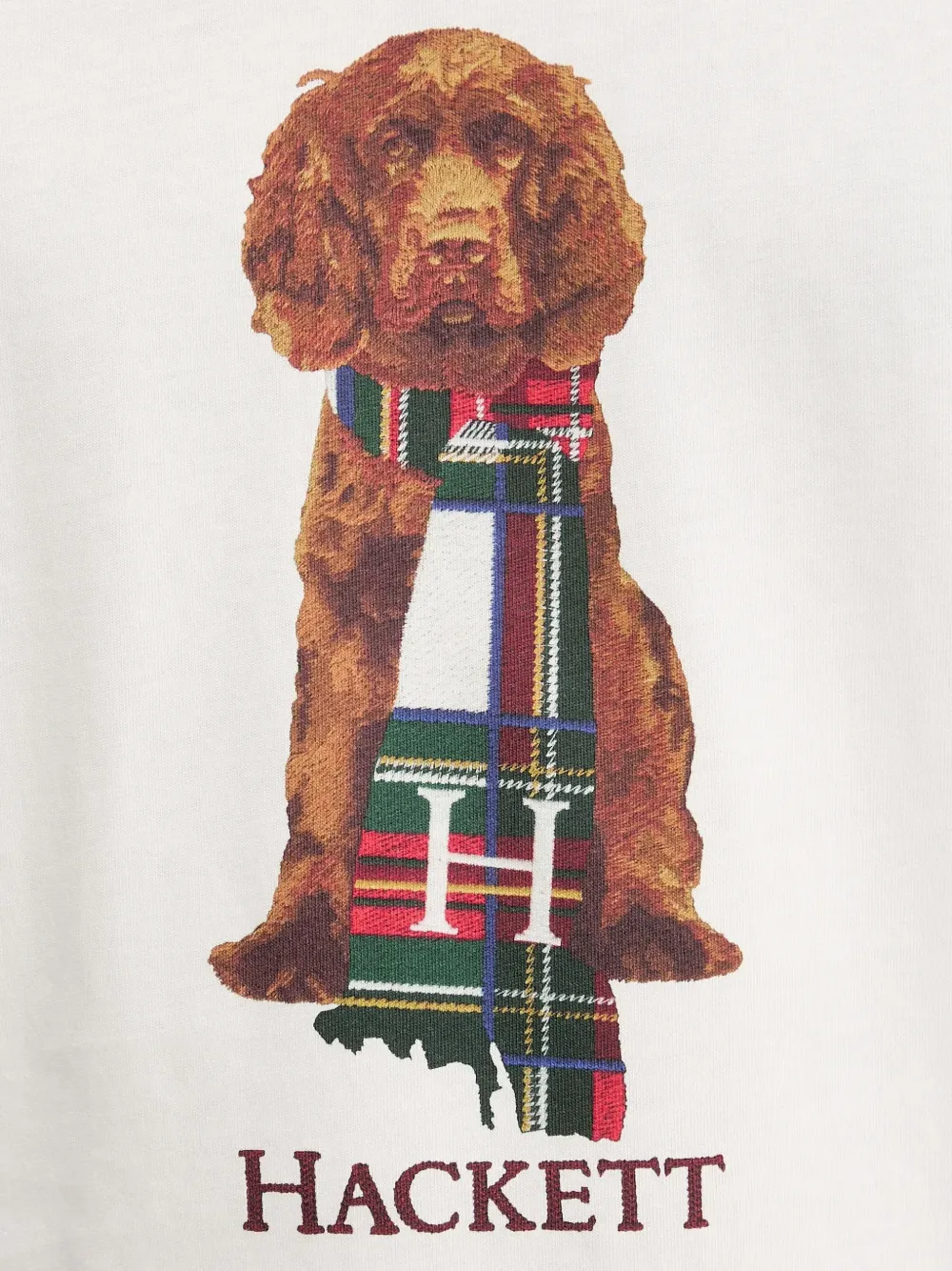 Hackett London graphic-print T-shirt Wit