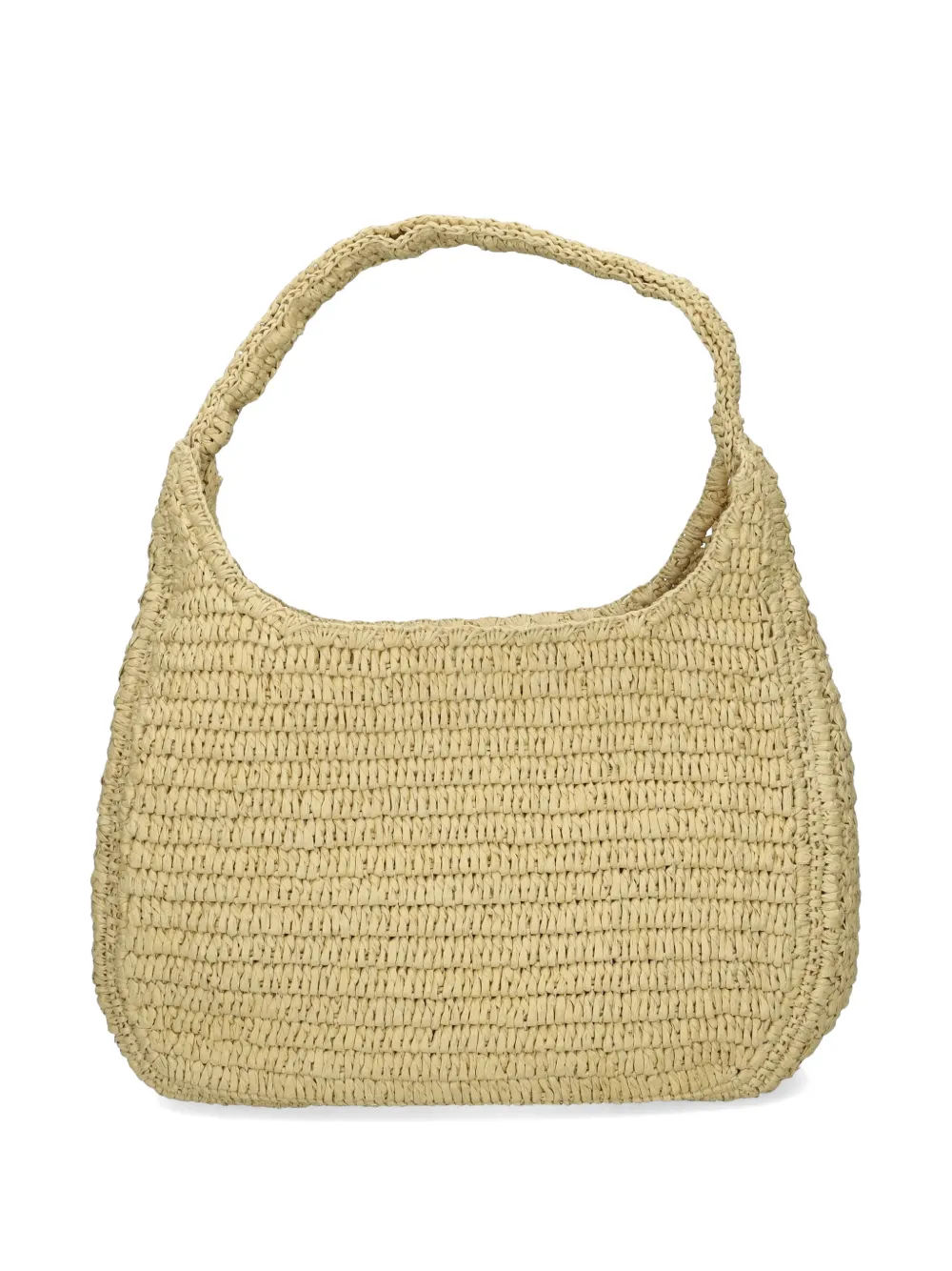 Calvin Klein Logo Braided Shoulder Bag - Neutrals 