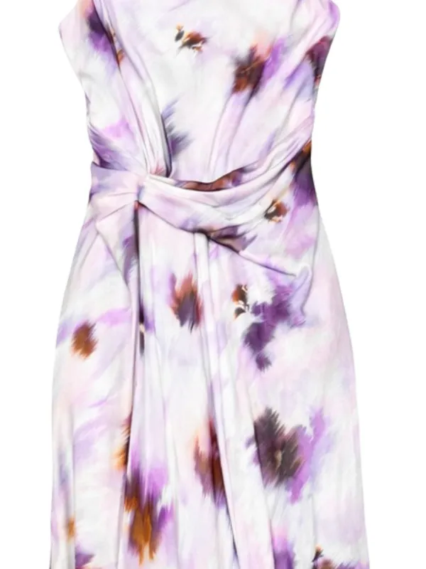 A.l.c. Floral Knot Dress - Purple A.l.c. Floral Knot Dress - Purple