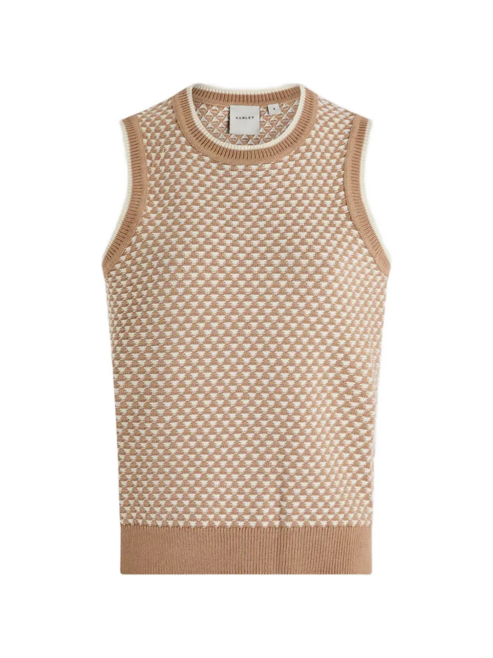Varley Jenson geometric-knit sweater - Toni neutri