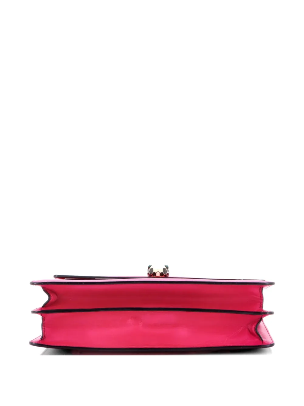  Bvlgari Pre-owned Serpenti Forever Leather Medium Shoulder Bag - Pink 