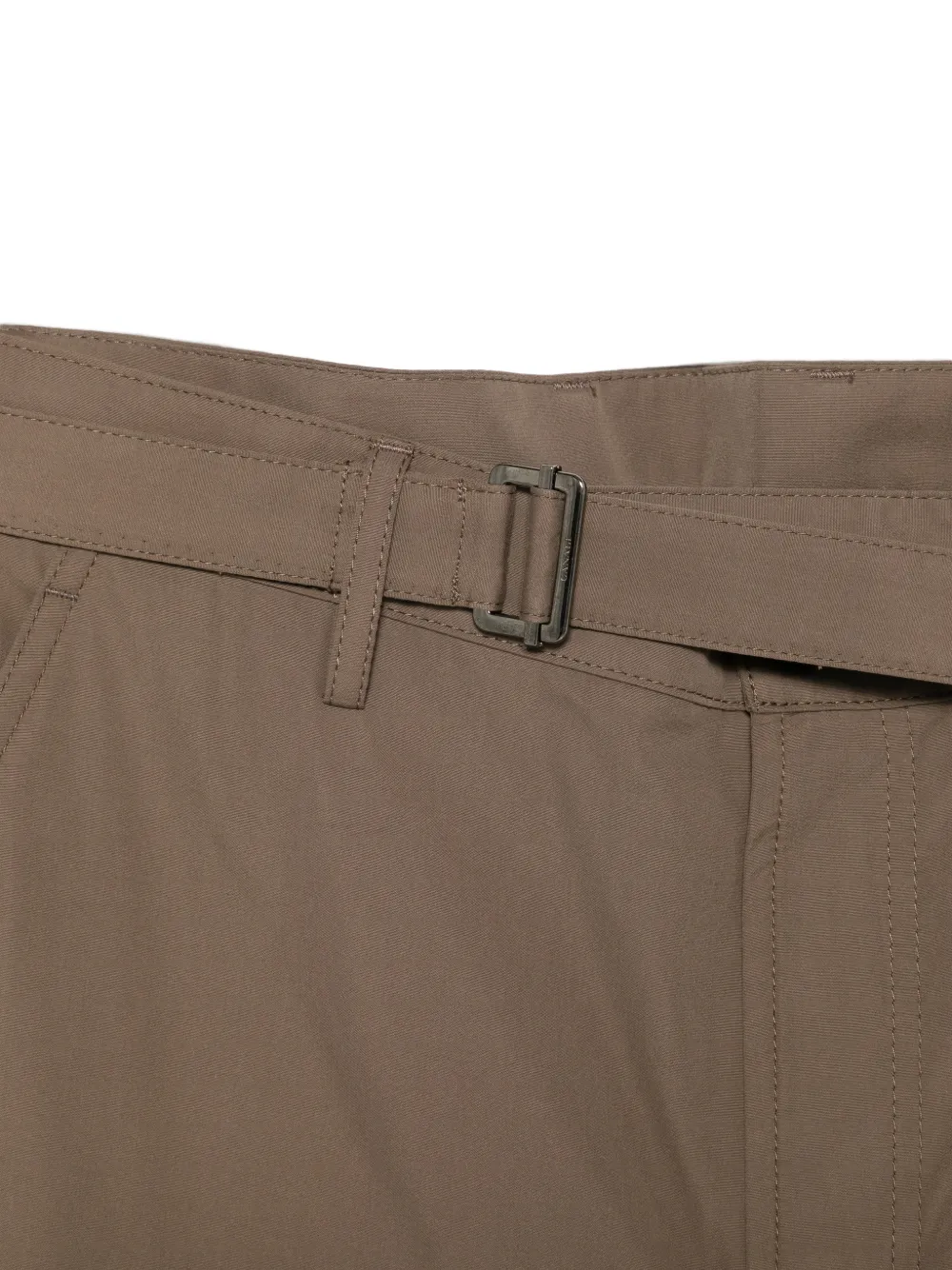 Canali Broek met ceintuur Bruin