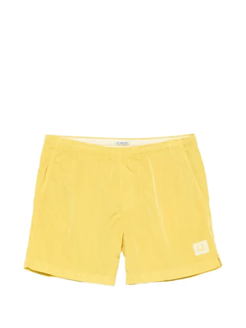 C.P. Company logo-patch swim shorts