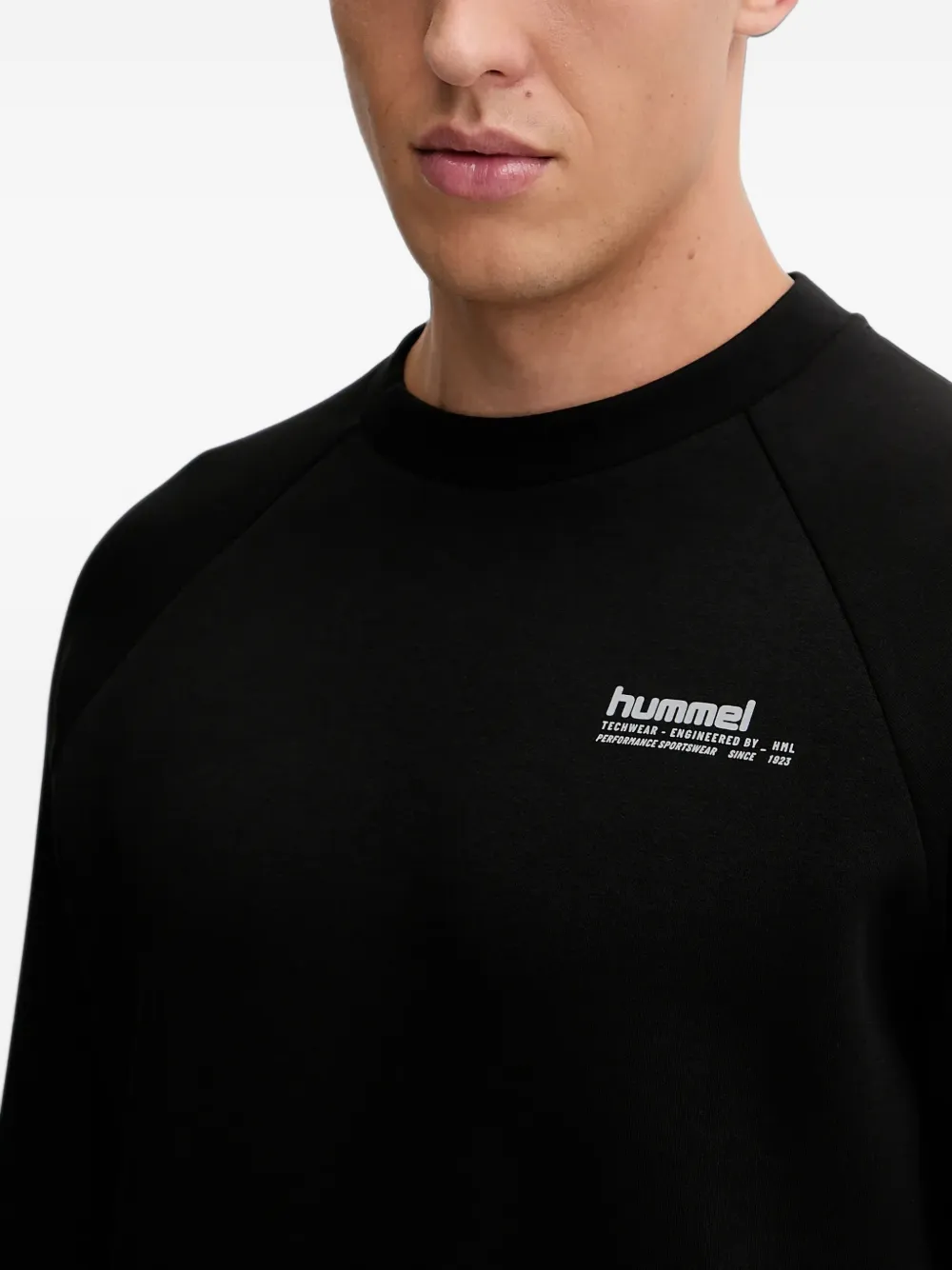 Hummel Sweater met raglan mouwen Zwart