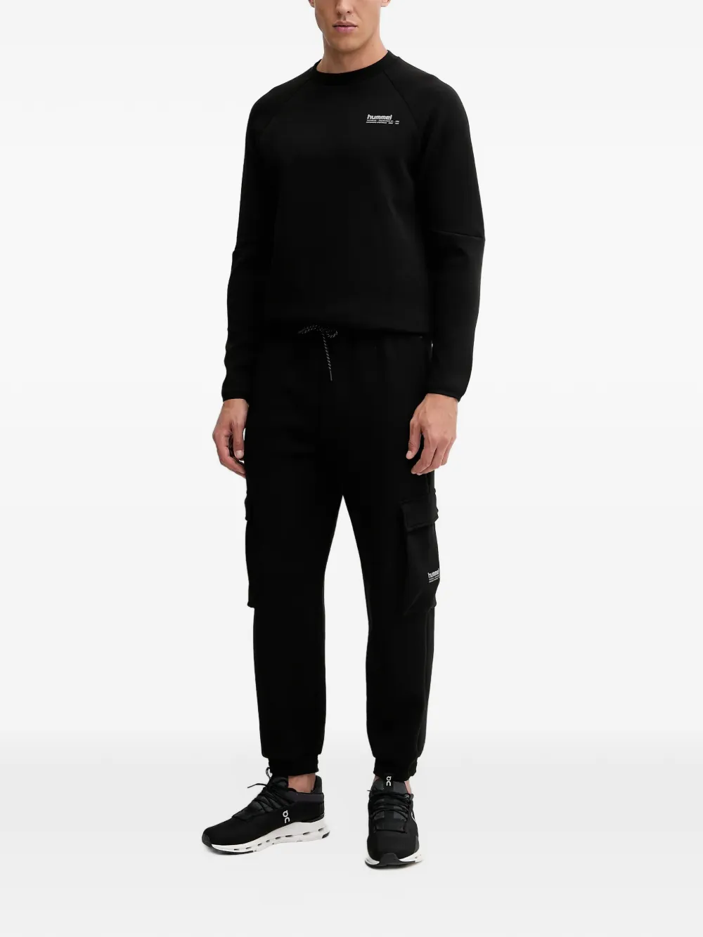 Hummel Sweater met raglan mouwen Zwart