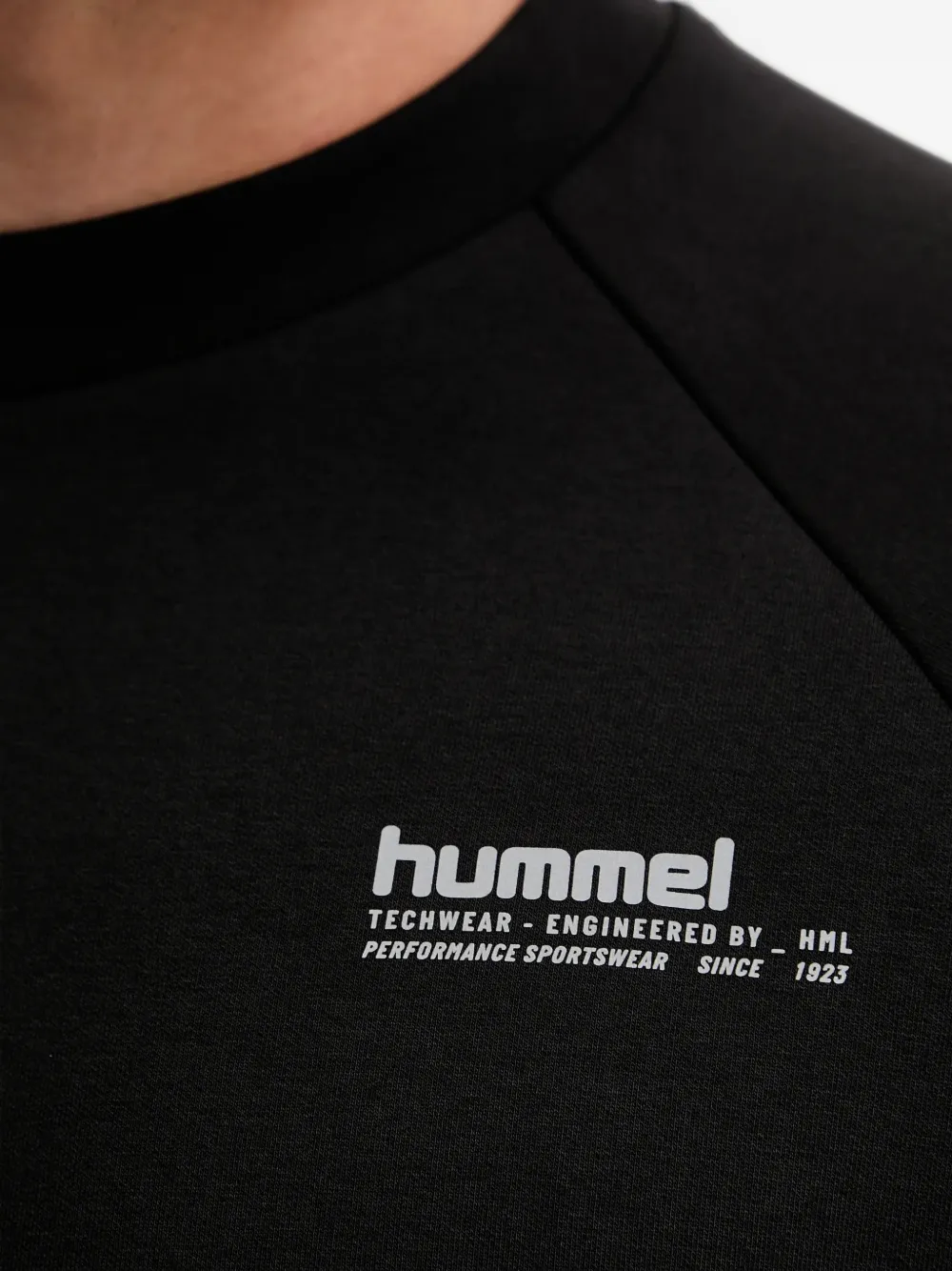 Hummel Sweater met raglan mouwen Zwart