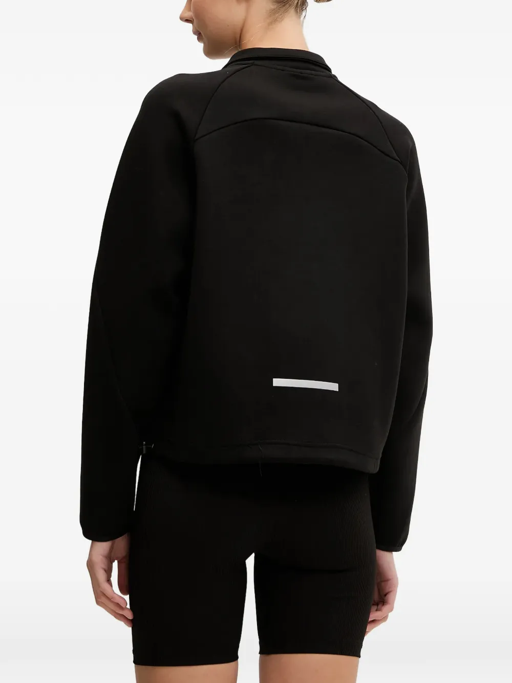 Hummel hmlTECH trui met halve rits Zwart