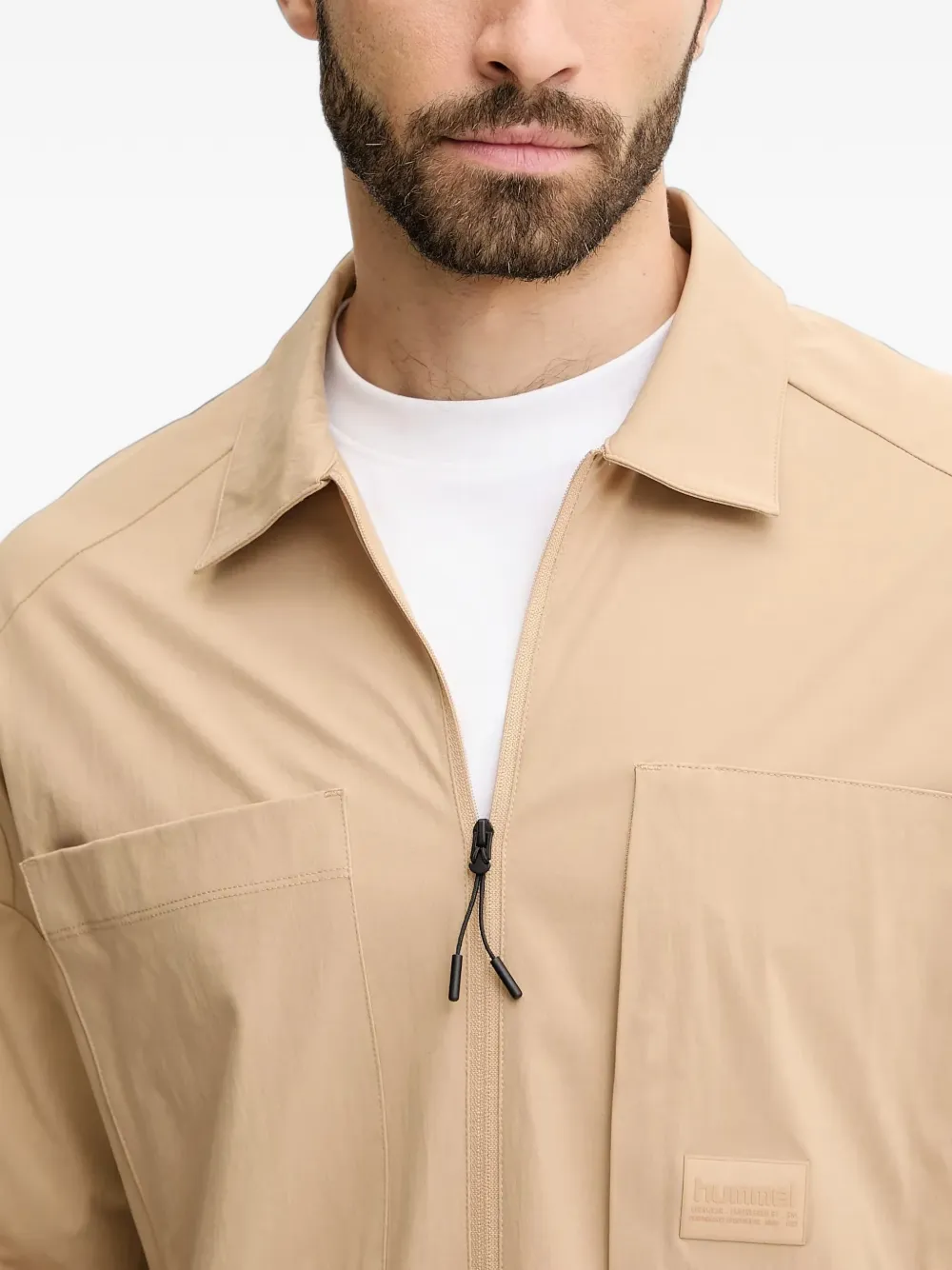 Hummel Sorona jack met rits Beige