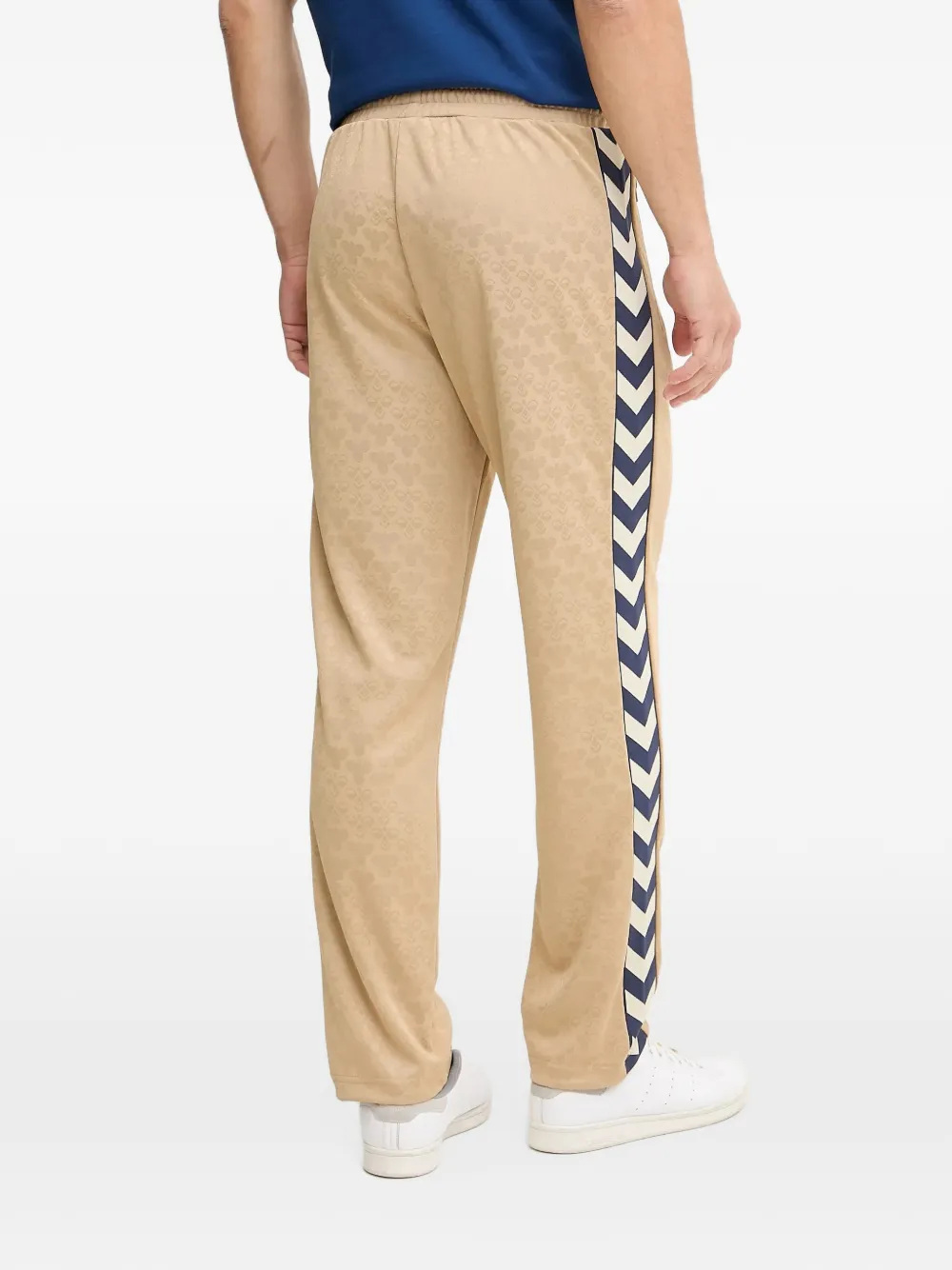 Hummel Broek met chevron-streep Beige