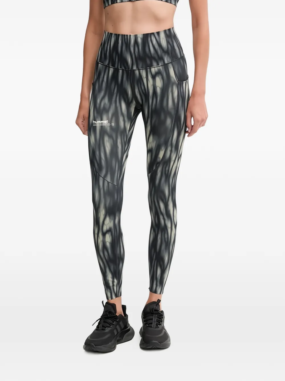 Hummel printed leggings - Grau