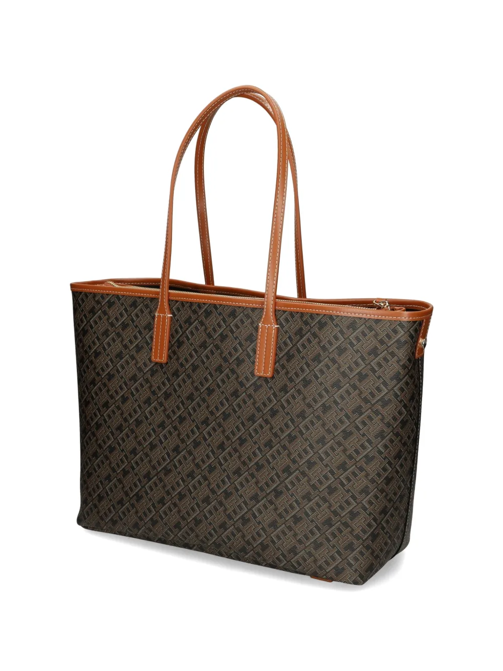  Tommy Hilfiger Monogram Shoulder Bag - Brown 