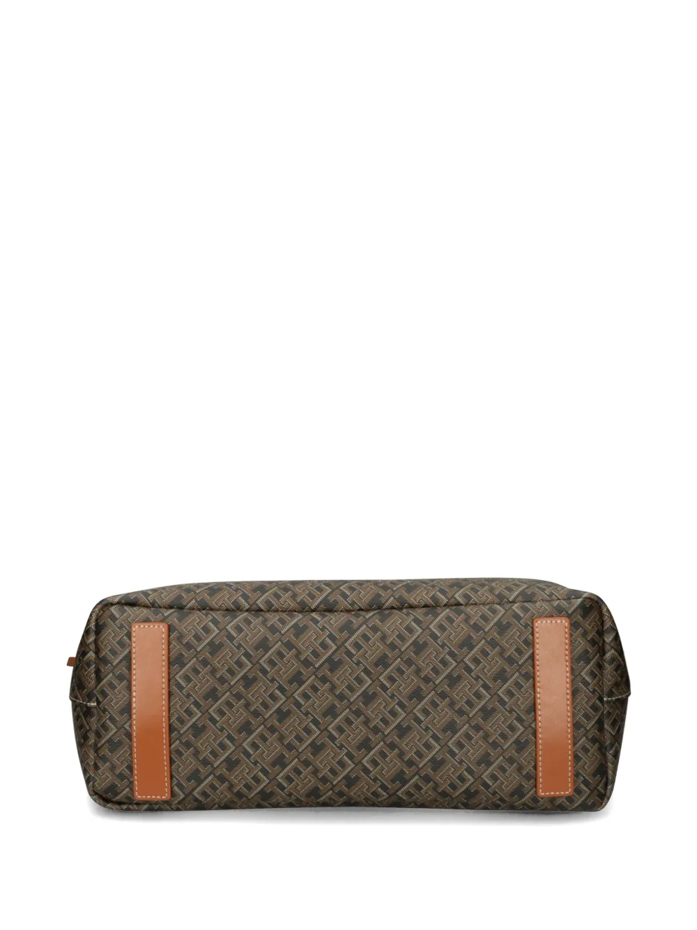 Tommy Hilfiger Schoudertas met monogram Bruin