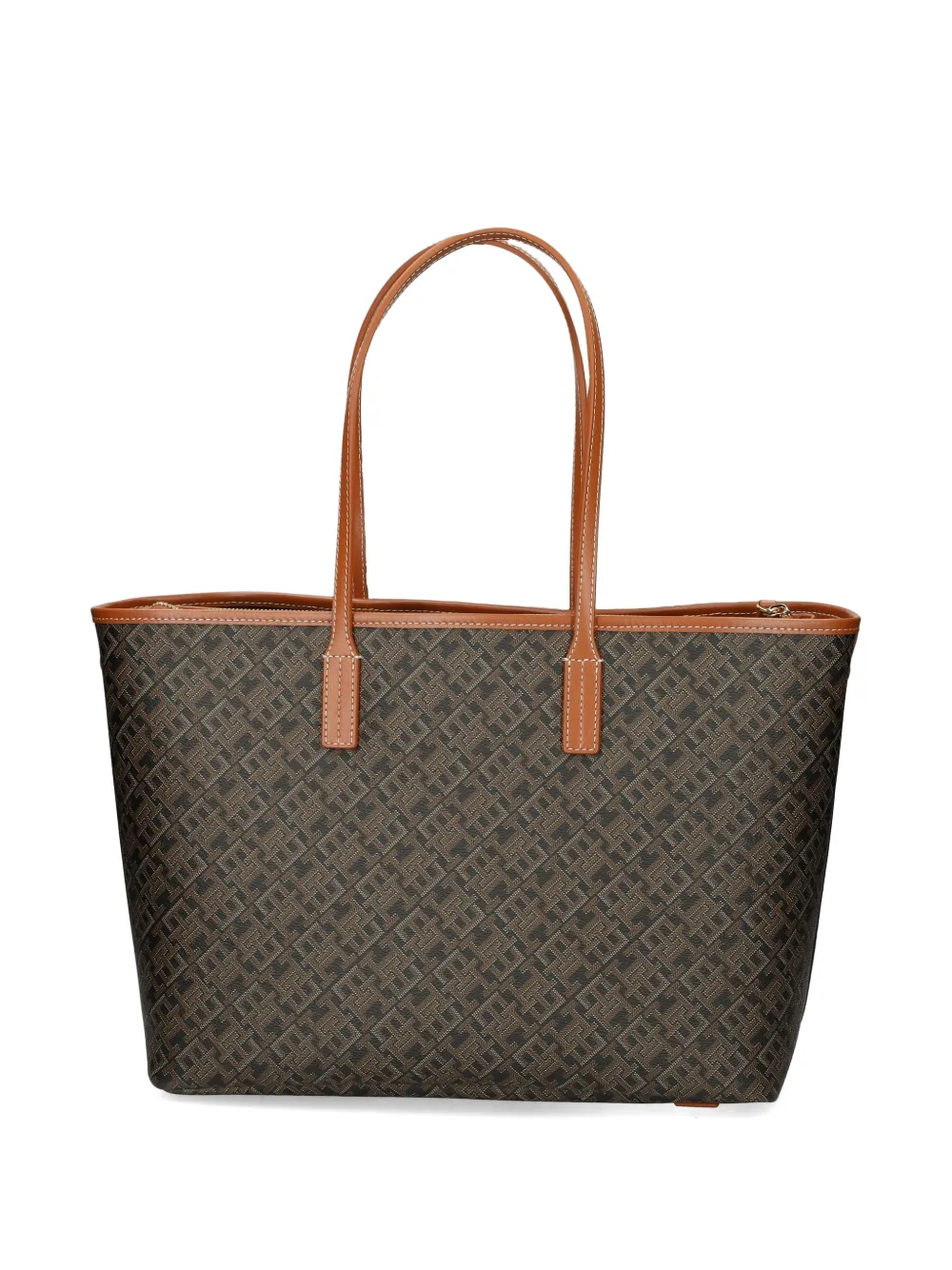  Tommy Hilfiger Monogram Shoulder Bag - Brown 