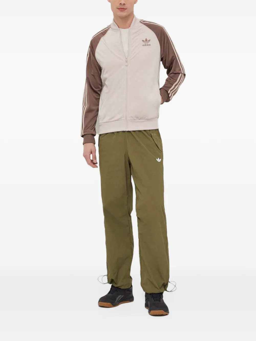 Ea7 Emporio Armani T-shirt met logo-reliëf Beige