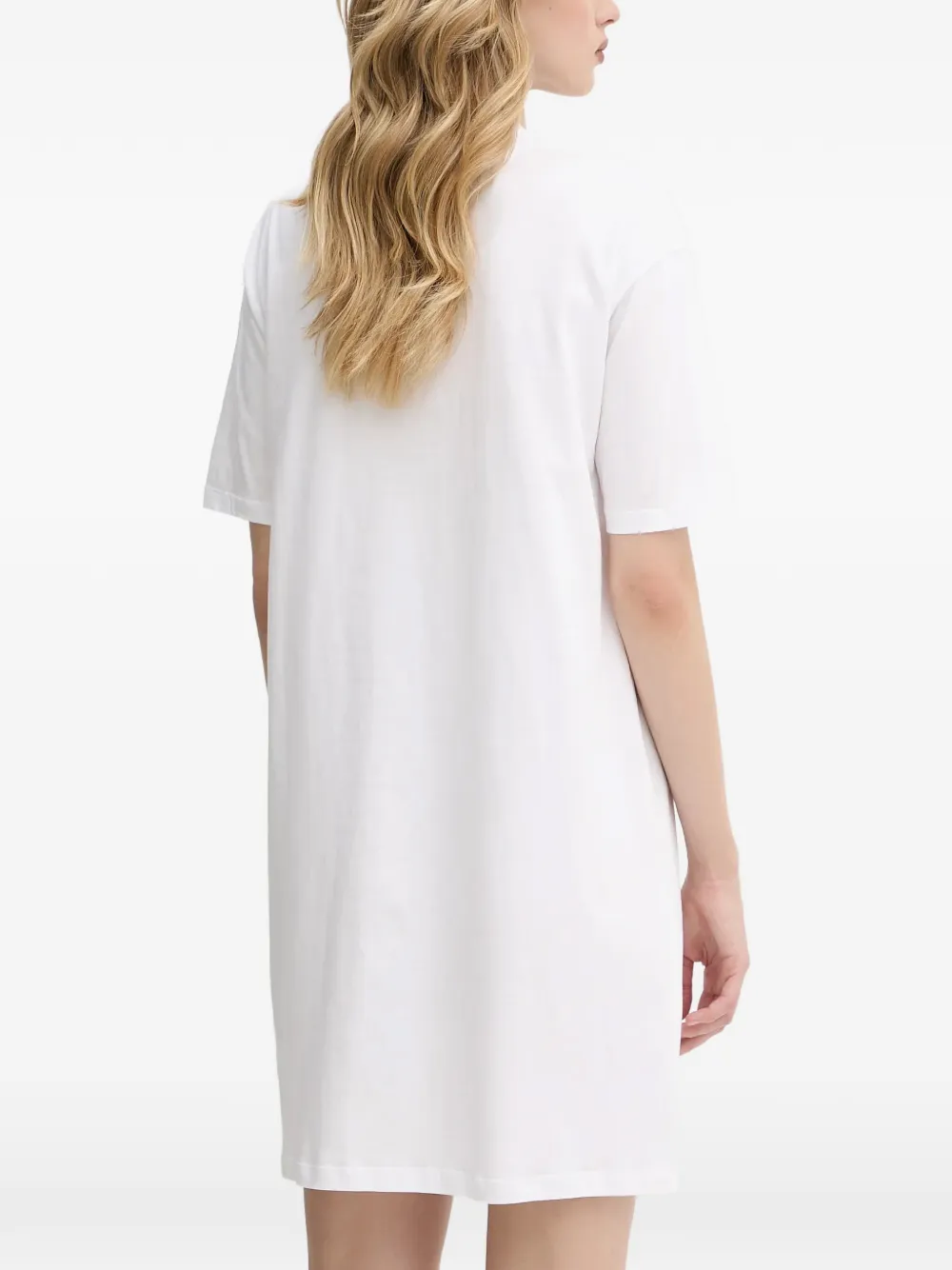 Armani Exchange T-shirtjurk met korte mouwen Wit