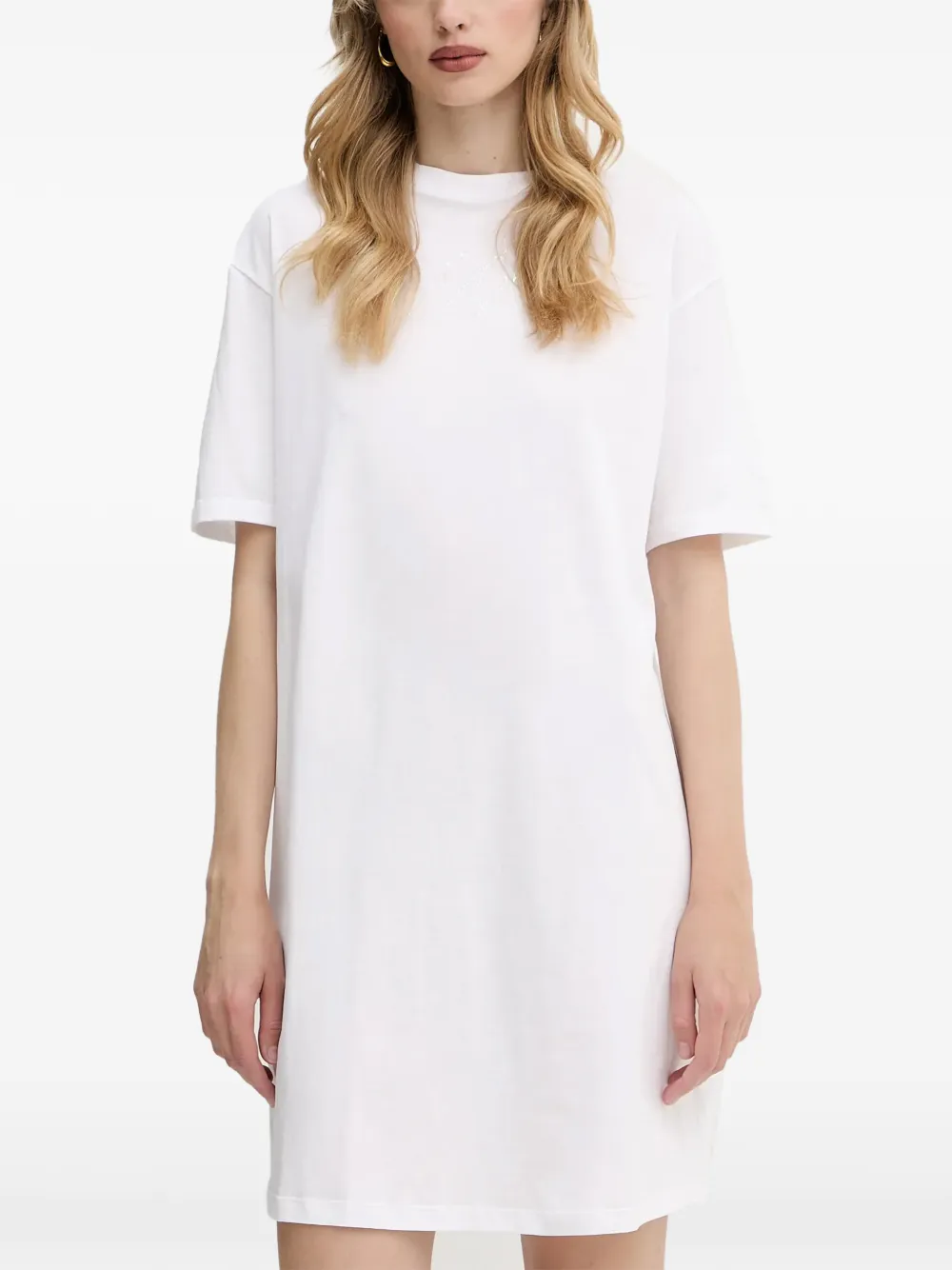 Armani Exchange robe à manches courtes - Blanc