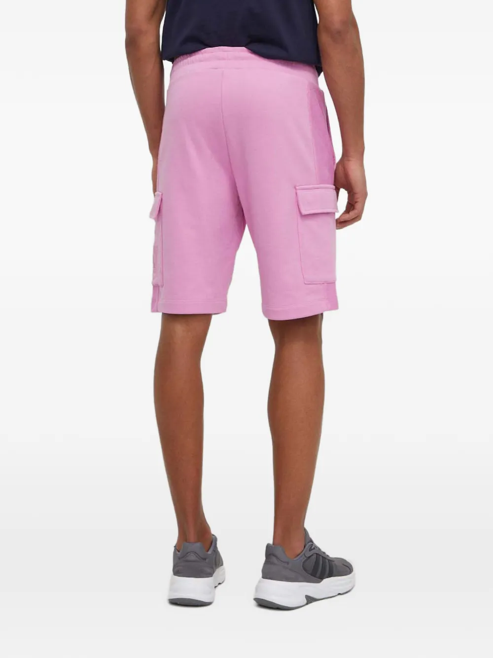 Ea7 Emporio Armani logo-embroidered track shorts Roze