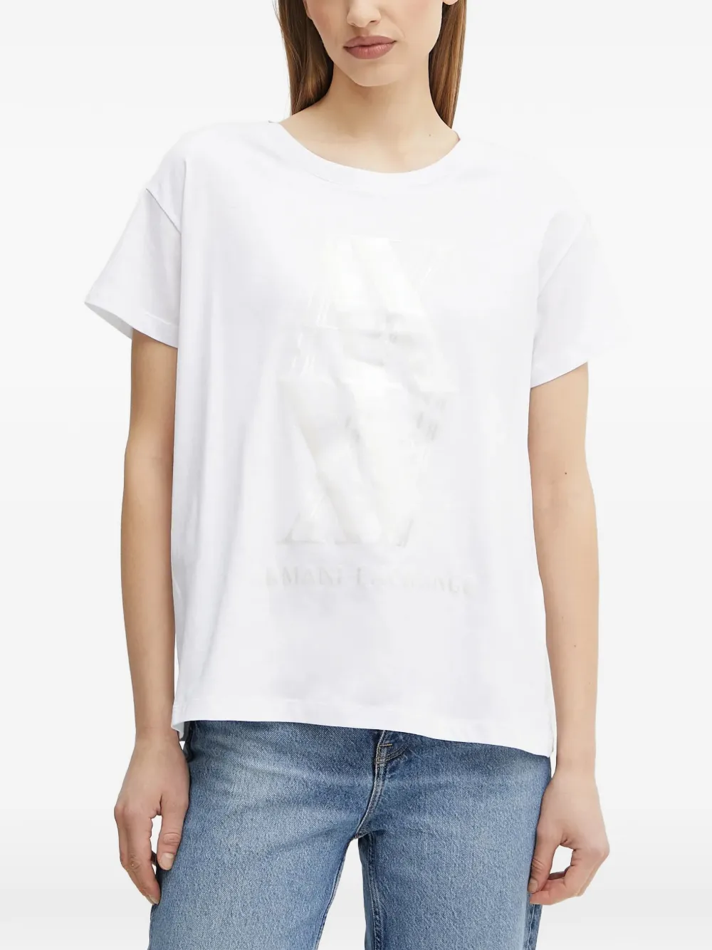 Armani Exchange T-shirt a maniche corte - Bianco