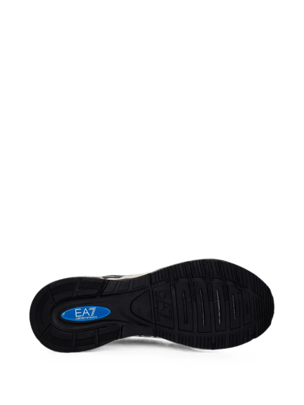 Ea7 Emporio Armani logo-print lace-up sneakers Zwart