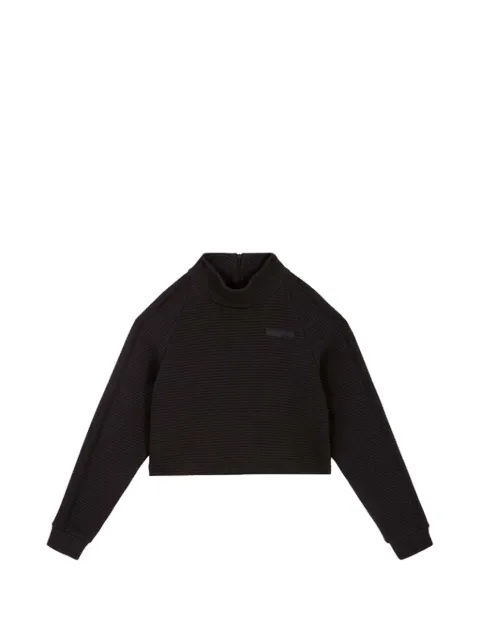 Ea7 Emporio Armani ribbed cropped sweater