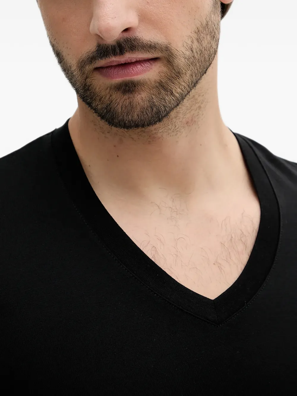 Armani Exchange T-shirt met logoprint Zwart
