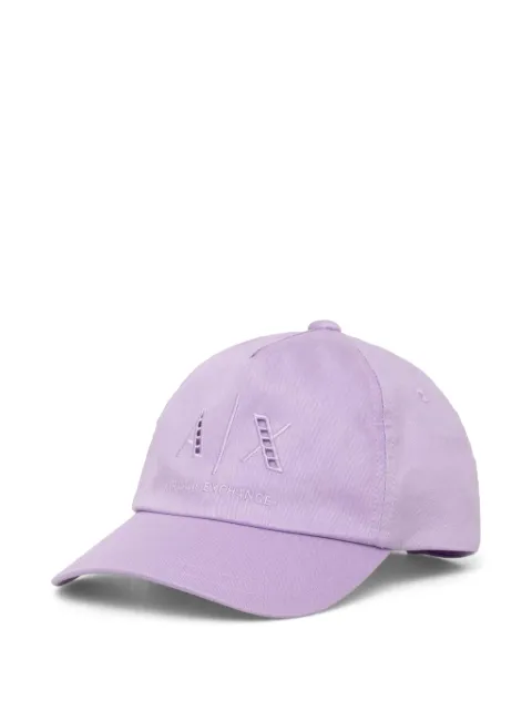 Armani Exchange logo-embroidered cap