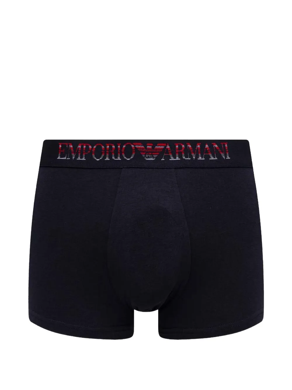 Emporio Armani Twee boxershorts met logoband Rood