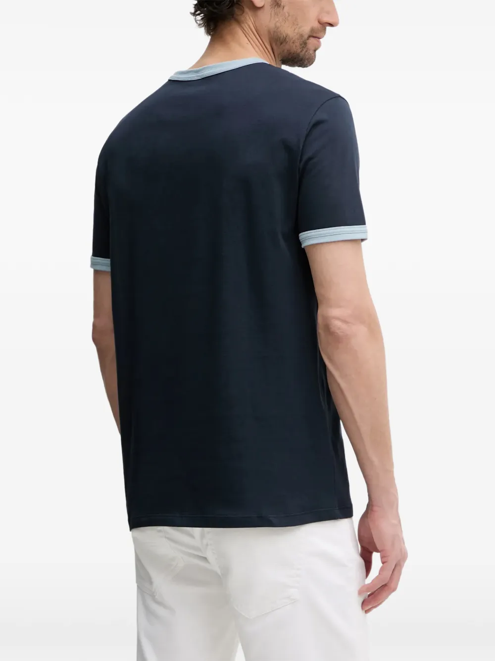 Armani Exchange Katoenen T-shirt Blauw