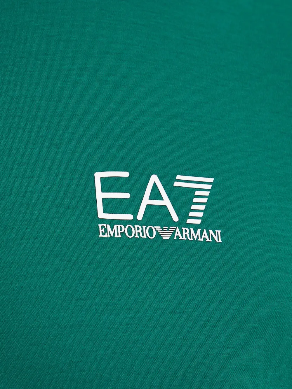 Ea7 Emporio Armani logo-print T-shirt Groen