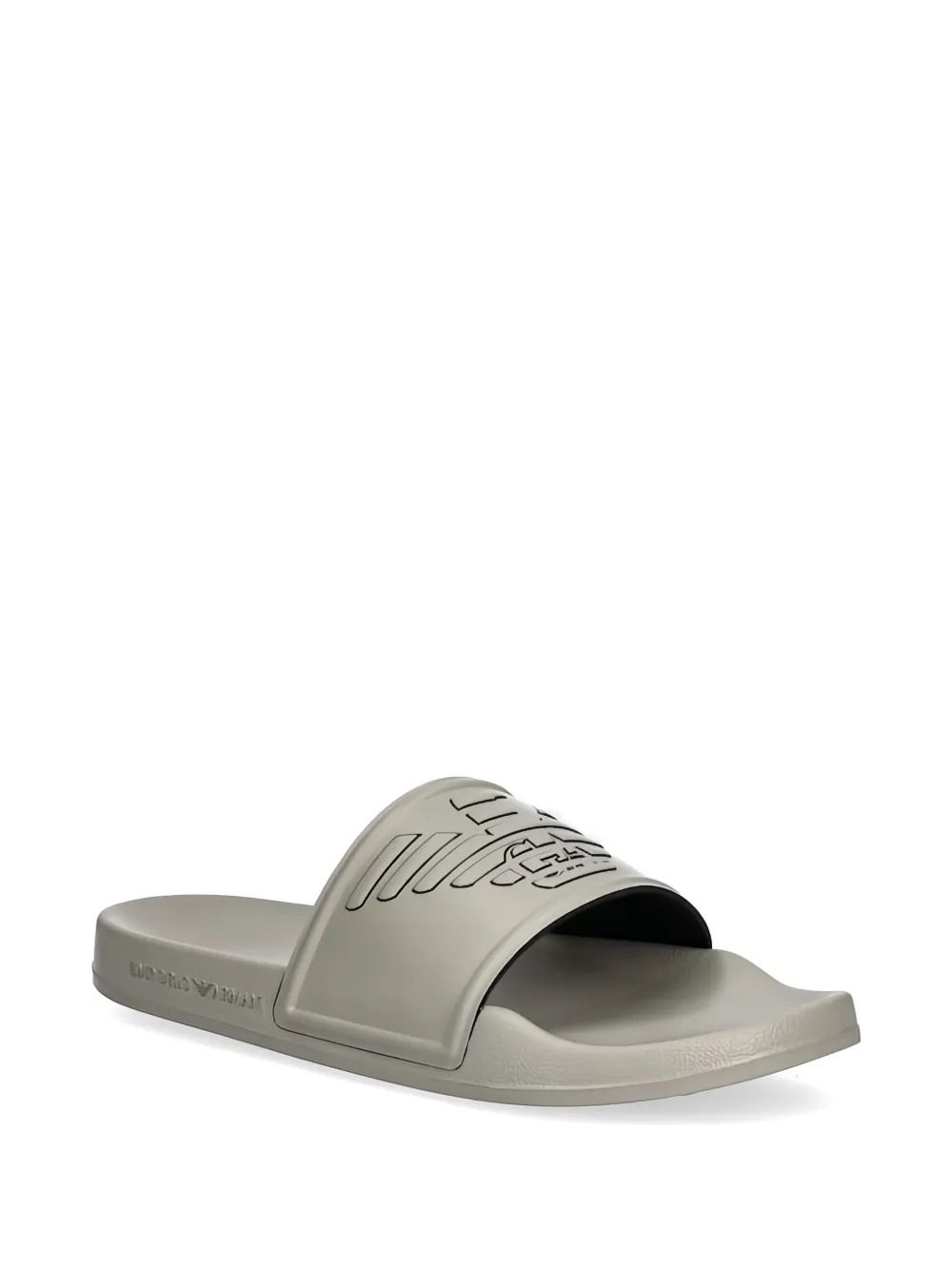 Emporio Armani logo slides Grijs