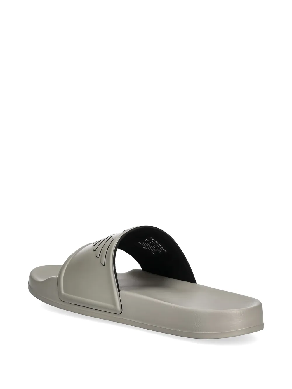 Emporio Armani logo slides Grijs