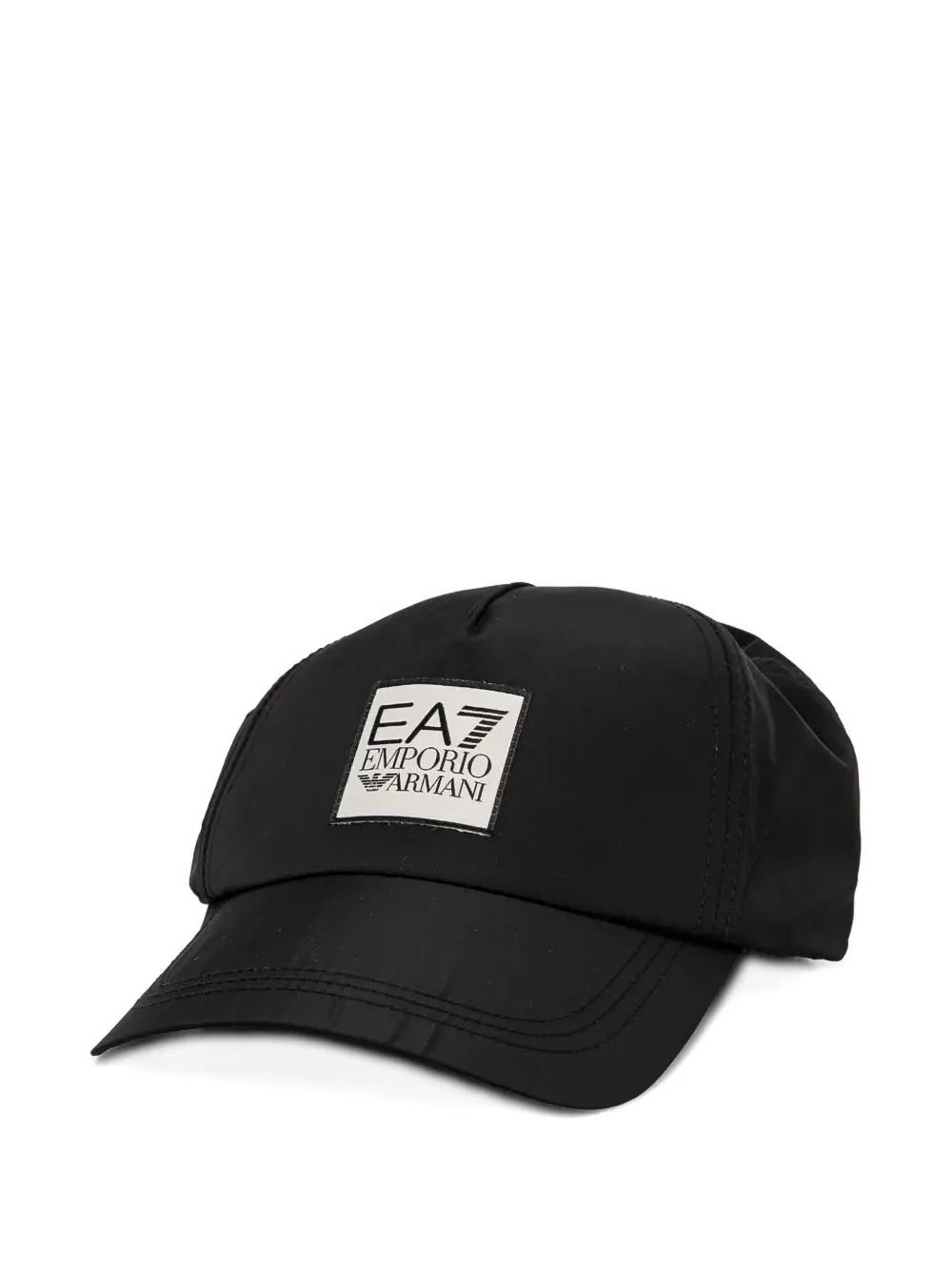 Ea7 Emporio Armani logo-patch baseball cap - Nero