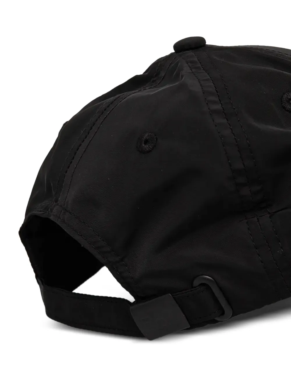 Ea7 Emporio Armani logo-patch baseball cap Zwart