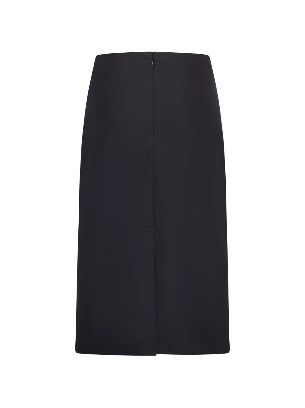  Jil Sander High-waisted Slit Midi Skirt - Black 