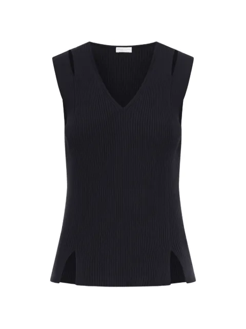 Roberto Collina Smanicato cut-out ribbed top
