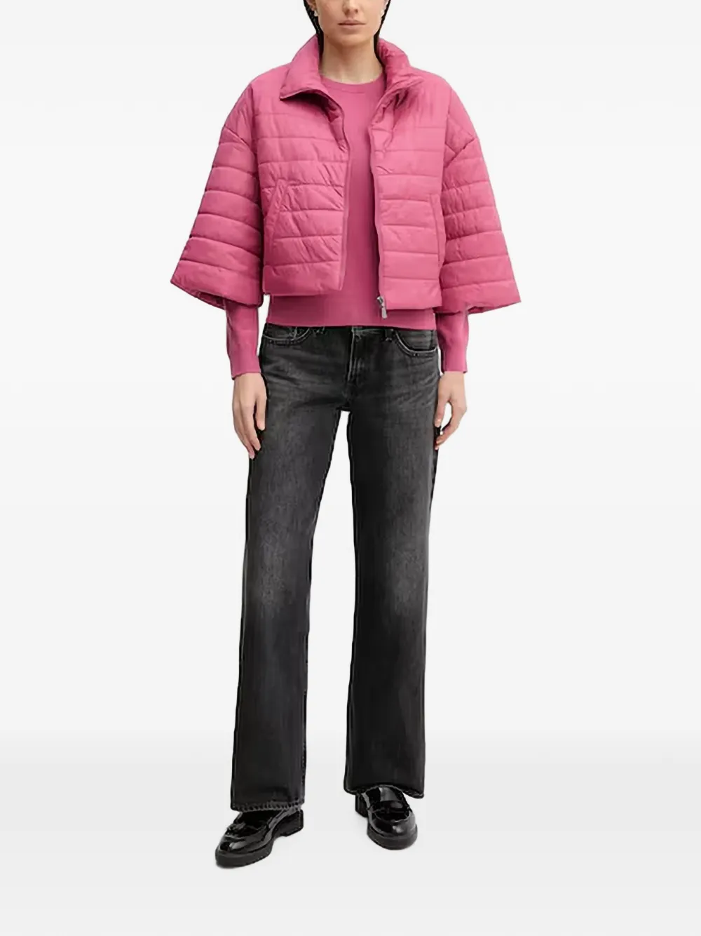 Benetton Trui met hoge hals Roze