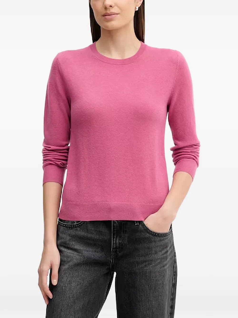 Benetton crew-neck long-sleeve sweater